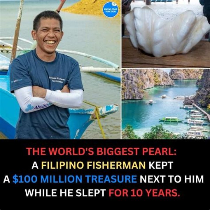 Fisherman Finds Giant Pearl, Hides Under His Bed For 10 Years... Turns Out It's Worth $100 Million